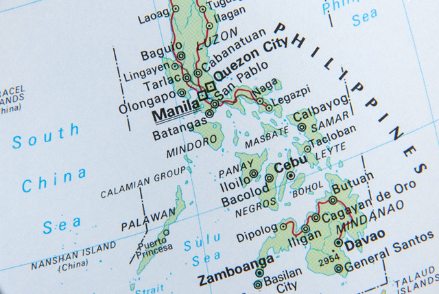 フィリピンのマップ