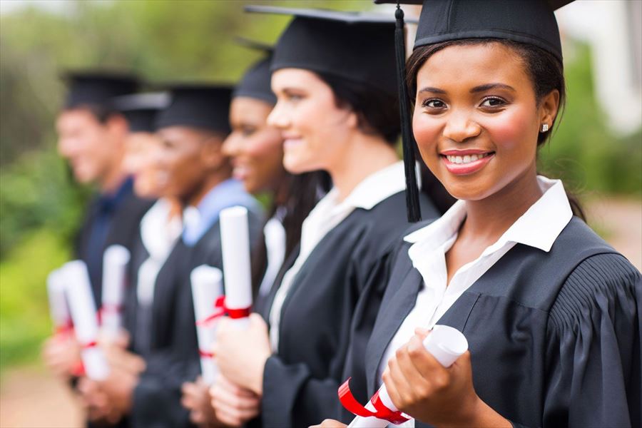 アメリカの大学の卒業式